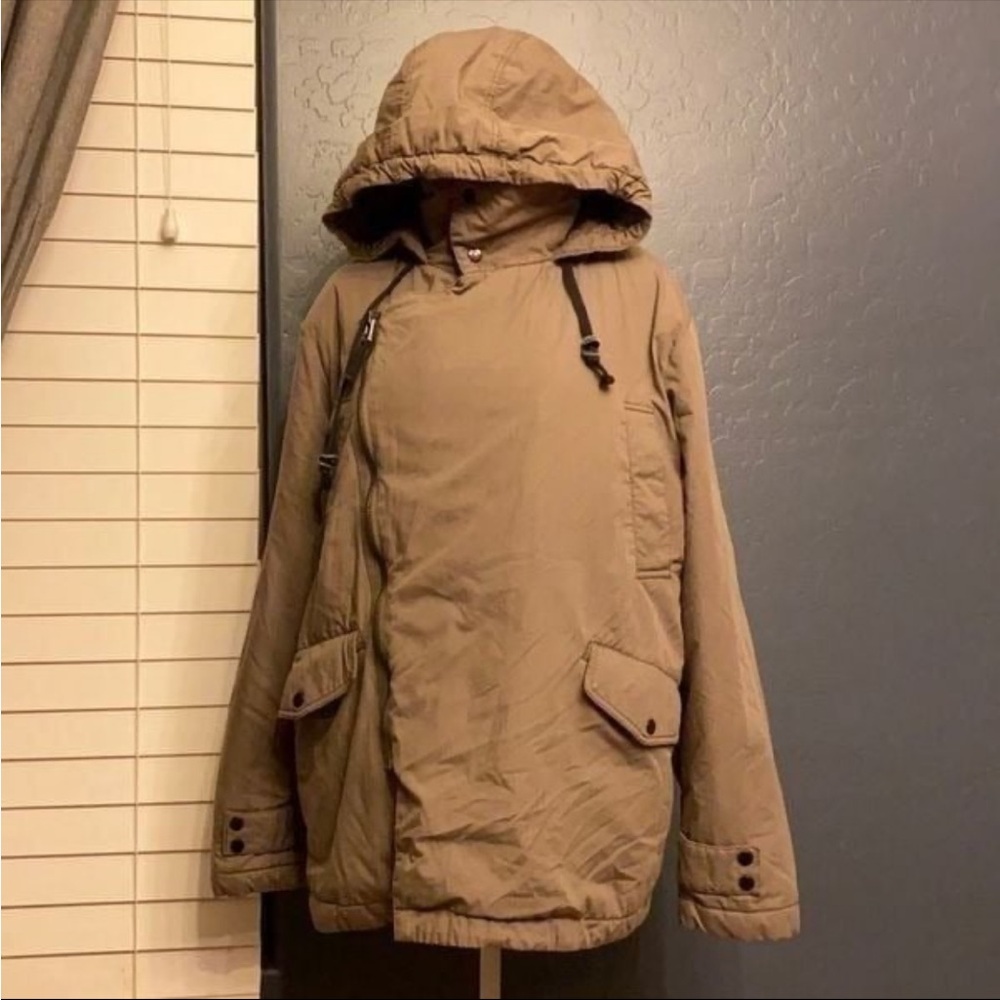 ASOS green olive parka jacket coat